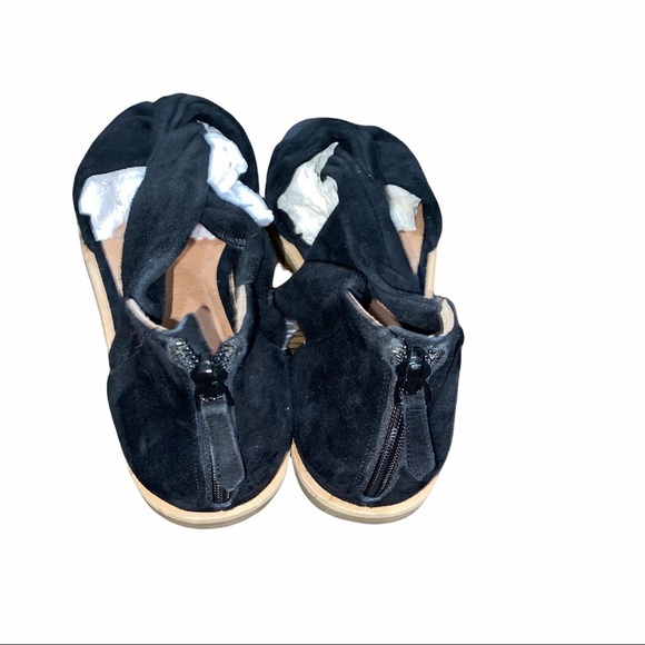 Caslon size 9M leather black sandals - Picture 3 of 7